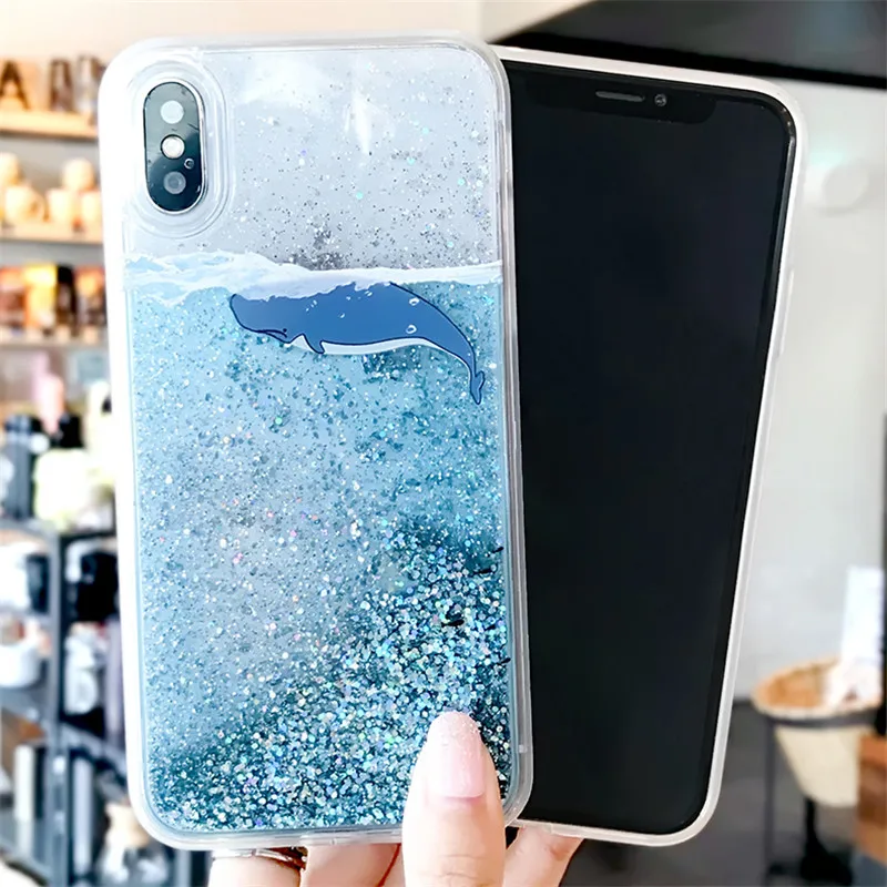 Динамичный жидкий песок мягкий чехол для Samsung Galaxy A6 A8 A7 2018 A750 S9 S8 плюс S7 край A3 A5 2017