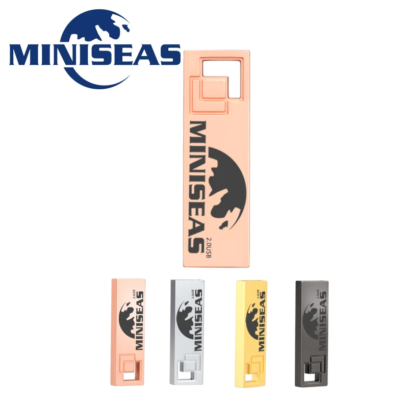 Новый Usb флеш накопитель Miniseas Металлический Высокоскоростной 4 ГБ 8 флешка 16 32 64 usb