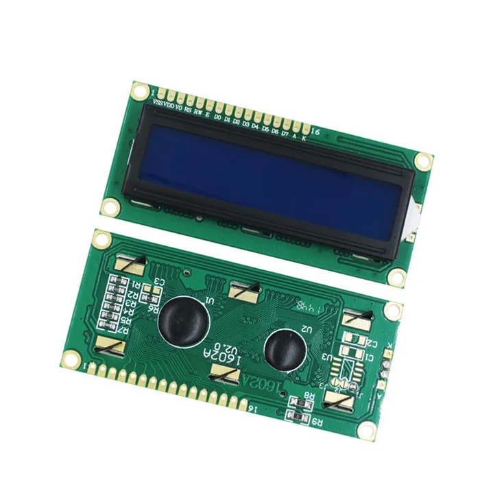 10 шт./лот LCD 1602 синий экран с подсветкой ЖК дисплей 1602A 5v|lcd 1602|lcd bluelcd display |