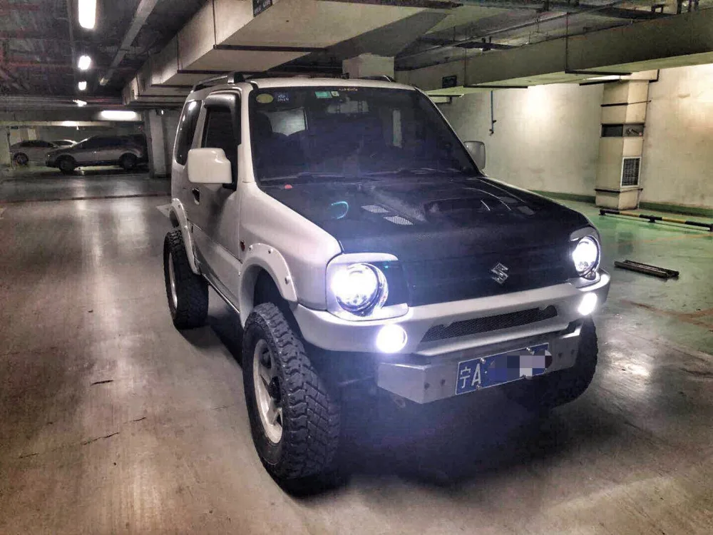 Jimny автостайлинг новый дизайн 7 дюймовые фары с крышками|Передние LED-фары для авто|