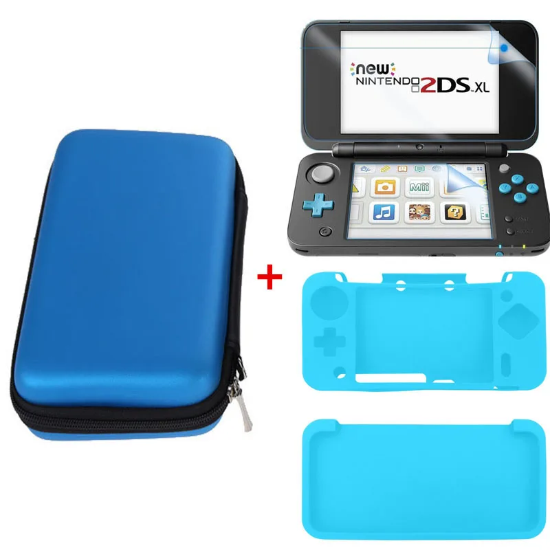 Синий Защитный чехол s для Nintendo New 2DS XL/LL EVA футляр переноски защитная оболочка