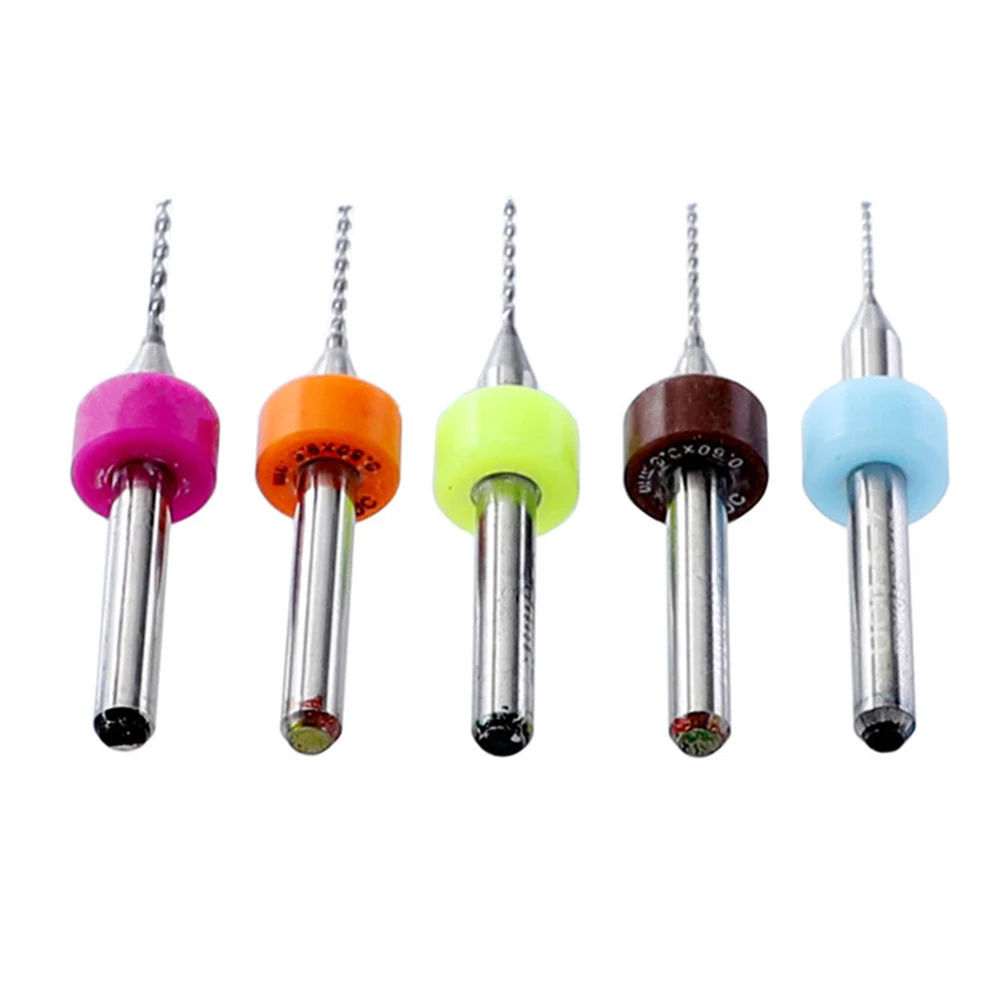 

50pcs 0.5/0.6/0.7/0.8/0.9mm PCB Drill Set Micro-Printed Circuit Board Drill Bit Perforated Straight Shank Twist Drill with Box