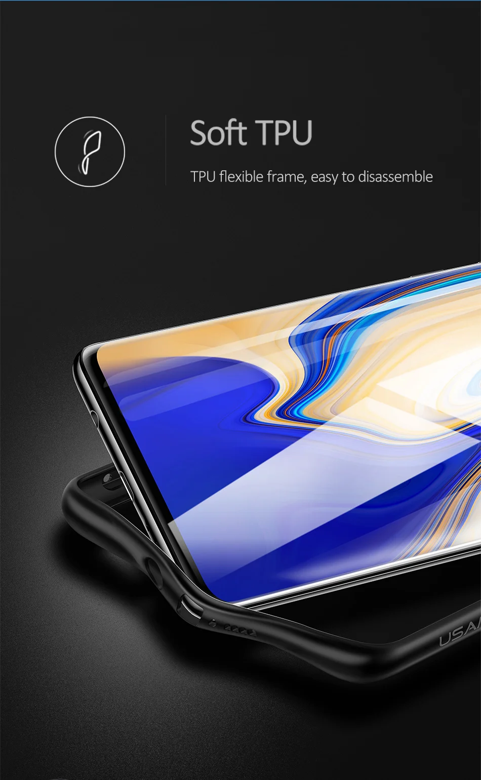 USAMS тонкий защитный чехол для samsung S10 S10 Plus S10E TPU прозрачная задняя крышка полная защита для Galaxy S9 S9 Plus чехол