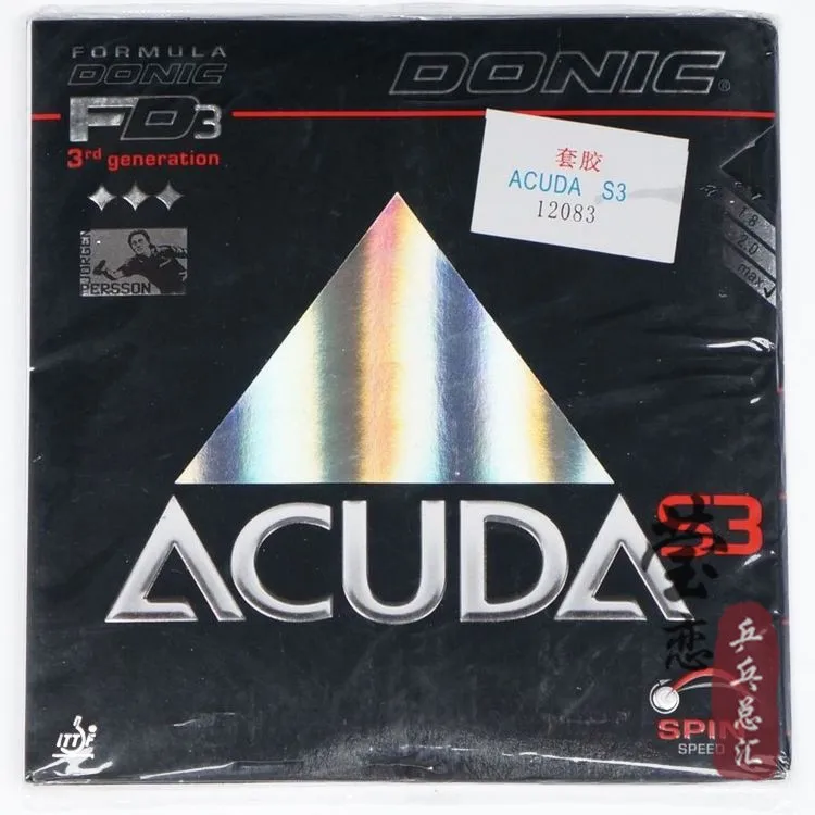 12083 ACUDA S3 black doic ACUDA S1 S2 S3 ACUDA S1 Turbo настольный теннис резиновые ракетки для настольного тенниса Спортивная ракетка - Цвет: 12083 ACUDA S3 black
