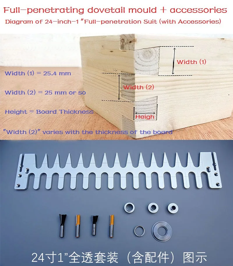 Деревообрабатывающий станок для Ласточкин хвост шаблон nc ласточкин прямой tenon die