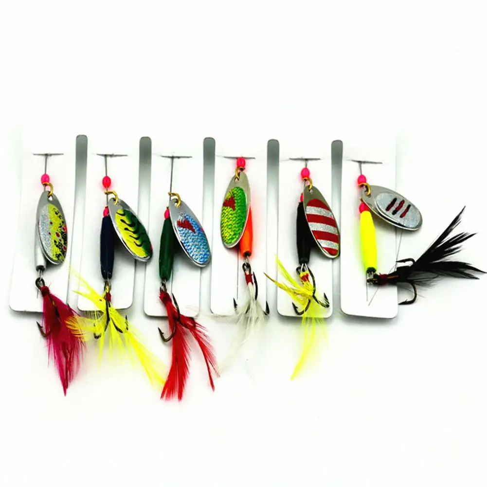 Горячий металл Блесен бас приманка ложка наживка снасти на гольяна окуня Крэнкбейт форель 6
