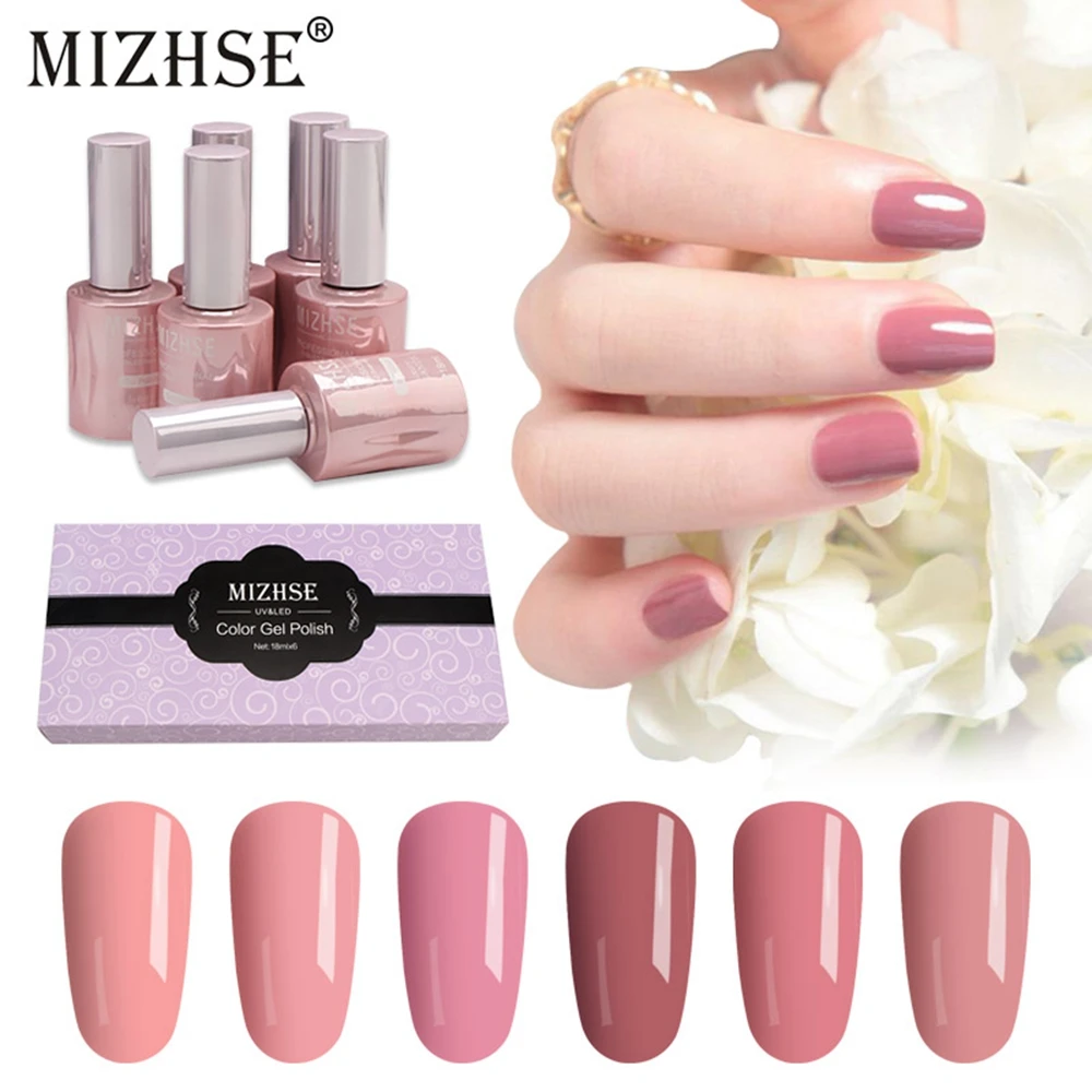 MIZHSE 18 мл УФ гель лак для ногтей Гель отмачиваемый Vernis Полупостоянный лакировка