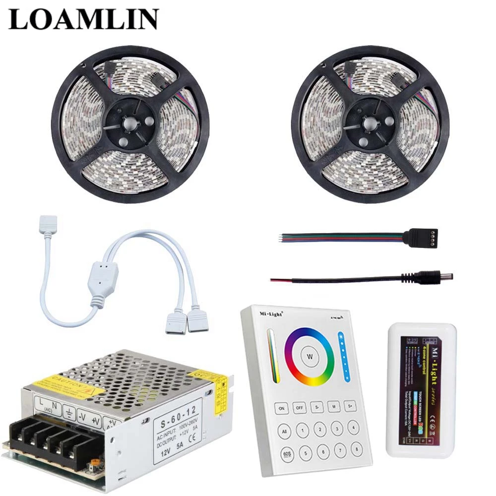 RGB Светодиодная гибкая полоса света 2835/3528SMD Milight B8 8 Zone Сенсорная панель Led
