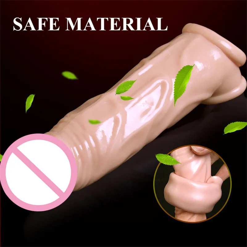 Эластичный пенис рукав для мужчин секс игрушка взрослых многоразовые