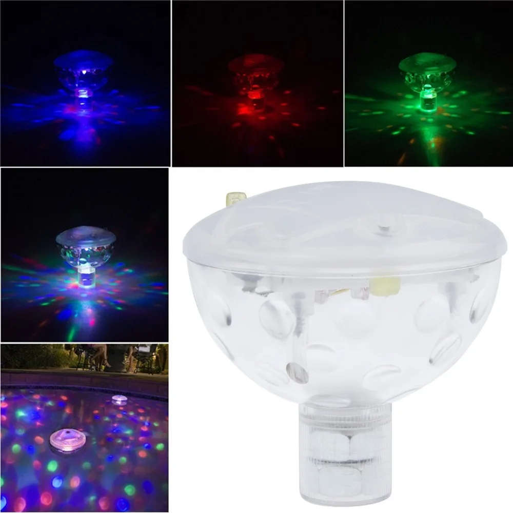 AAA Батарея приведенный в действие светодиодный подводный фонтан светильник