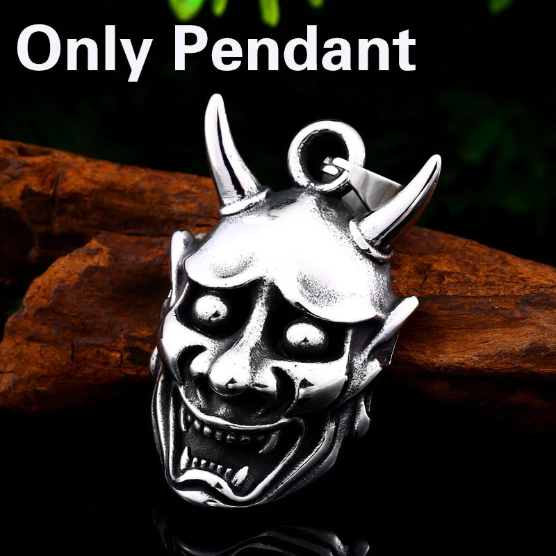 small pendant Стальной солдатик Garo подвесное ожерелье популярное для Японии из нержавеющей стали качественный амулет приносящий удачу ювелирные изделия как подарок для мужчин - Окраска металла: small pendant