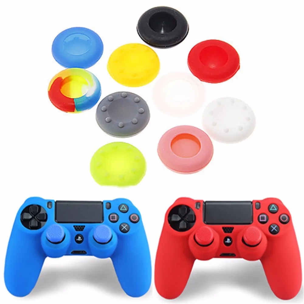 Gen Game резиновые силиконовые аналоговые ручки для большого пальца крышка PS4 Pro