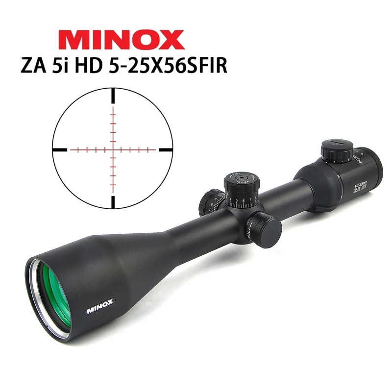 MINOX HD ZA5I 5-25x56 SF тактический оптический прицел передний прицел Riflescope охотничьи прицелы для страйкбола воздушного оружия