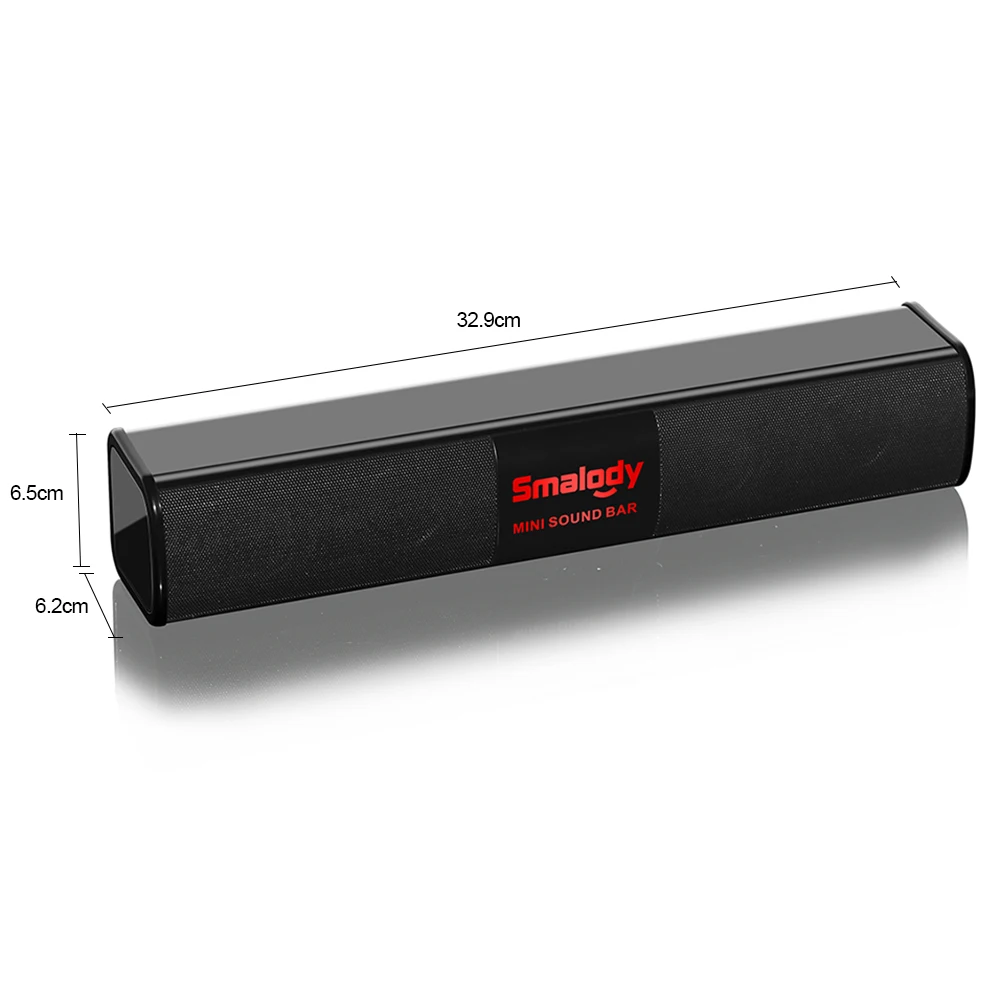 Bluetooth Колонка Smalody портативная беспроводная со светодиодной подсветкой 10