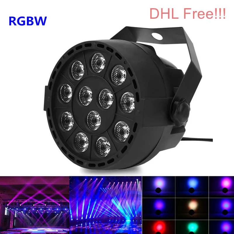 10 шт. новые профессиональные светодиодные сценические огни 12RGB PAR лампы для