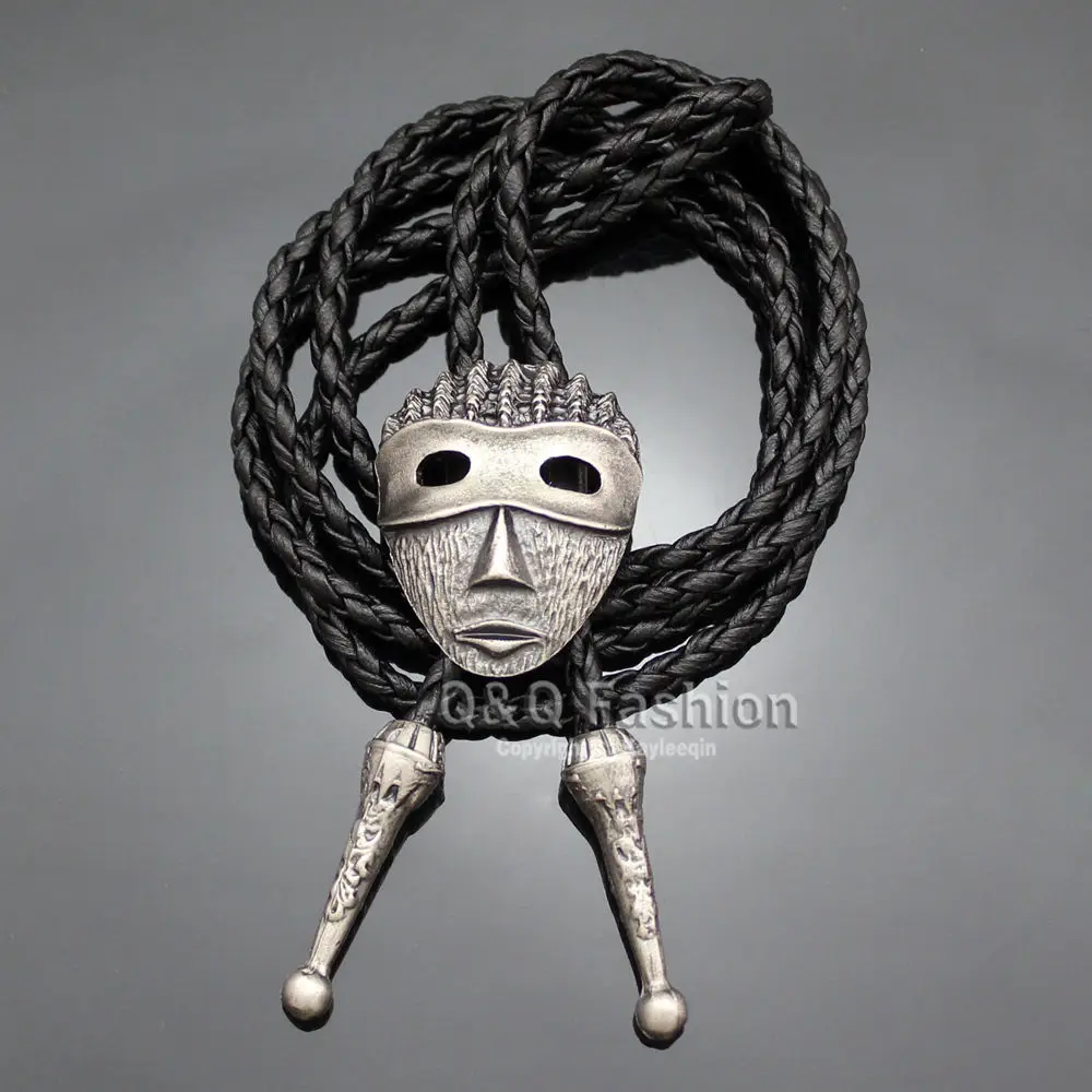 2020 ацтекская Античная Мехико маска для лица дреды воин Галстук боло бола