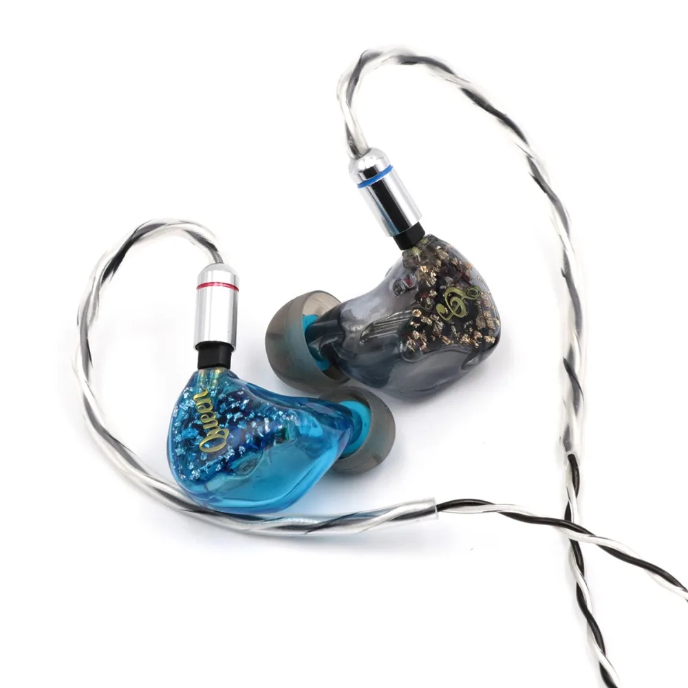 Queen Audio QM50 5BA наушники вкладыши с Ноулз сонион сбалансированные арматура драйверы 0,78 мм 2Pin съемный кабель