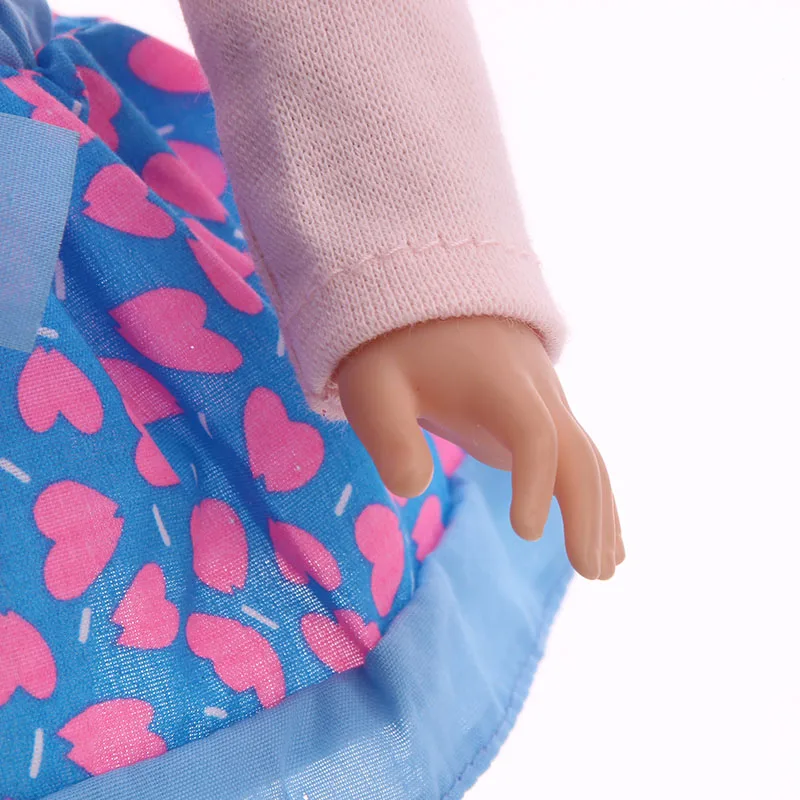 LUCKDOLL, модная Милая одежда, костюм куклы, одежда для 14,5 Дюймов, кукла, американская, Wellie Wishers, куклы, рождественский подарок