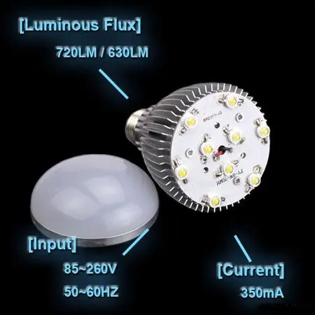 9 Вт E27 высокой мощности из светодиодов лампочка 85 265 В энергосберегающие лампы 10
