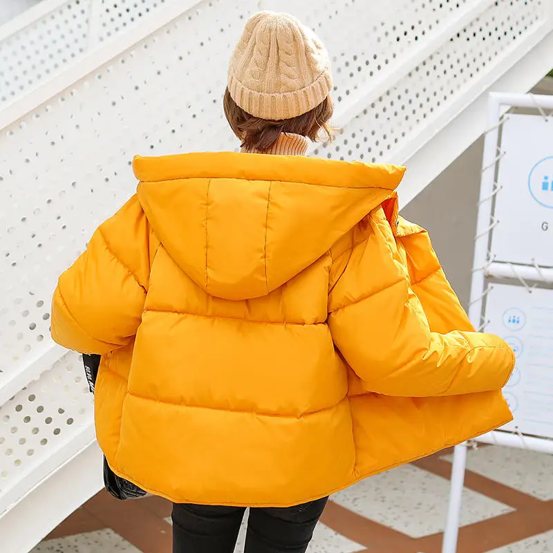 Утепленная парка пальто Повседневная теплая пуховая хлопковая зимняя куртка