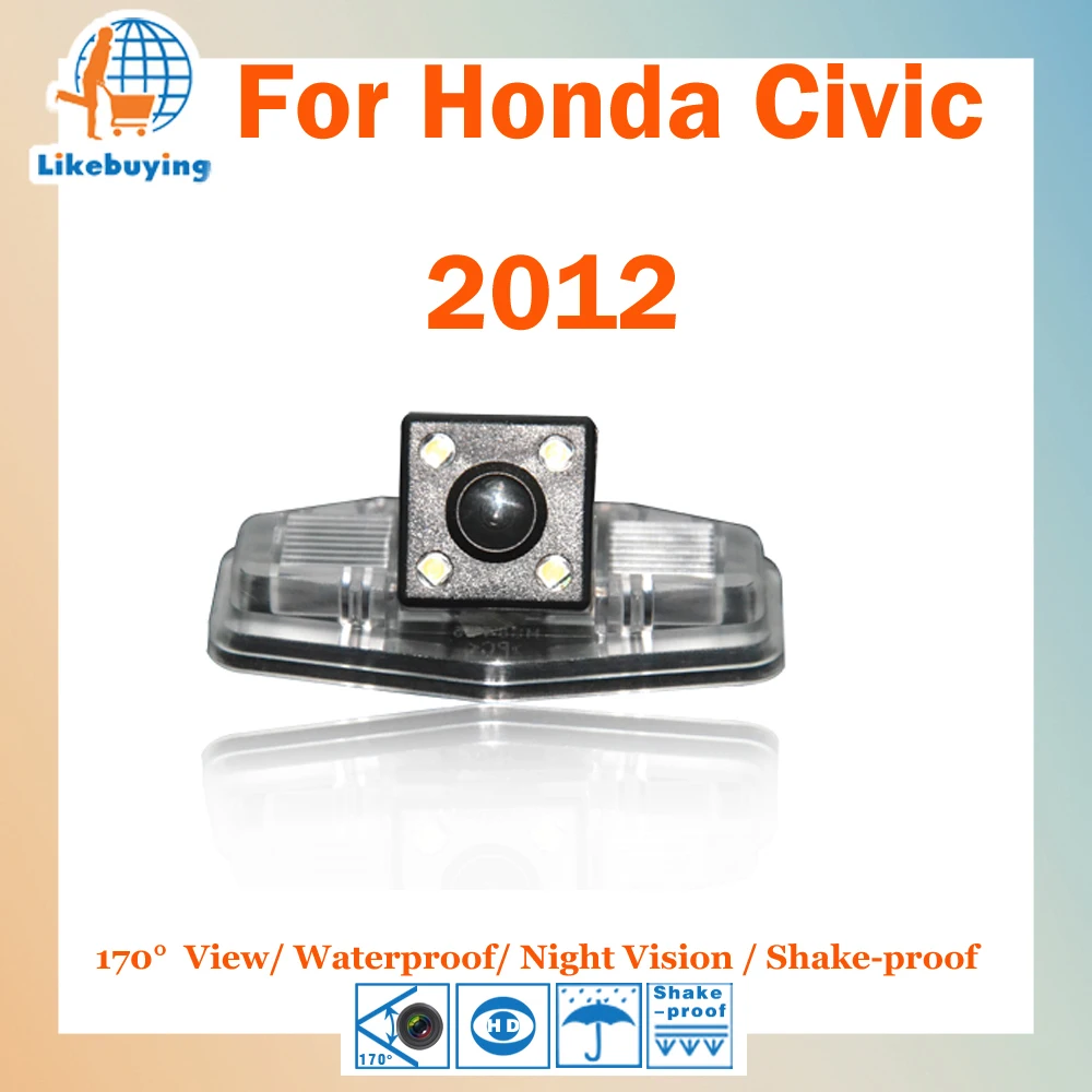 1/4 цвета CCD HD камера заднего вида/парковочная для Honda Civic 2012 ночное