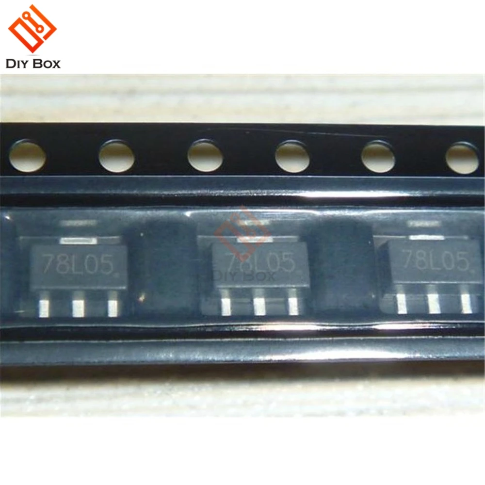 50 шт. 78L05 L78L05 7805 Напряжение регулятор 5 V 100mA СОТ-89 SMD