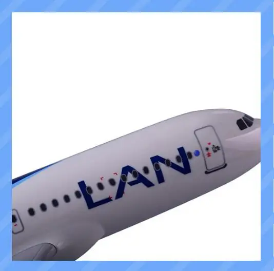47 см бразильская модель самолета TAM Tianma B777 полимерная Airbus Chile Airlines A320 LAN