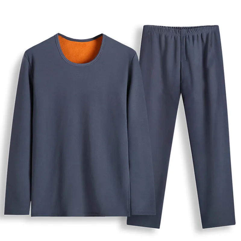 Осенне-зимнее термобелье 5XL 6XL 7XL 8XL 9XL 10XL круглый вырез бюст 180 см флис Плюс Размер Теплый большой размер мужские кальсоны