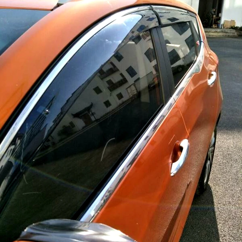 

High Quality For JAC S2 S3 Plastic Window Visor Vent Shades Sun Rain Deflector Guard Auto Accessories 4PCS/SET