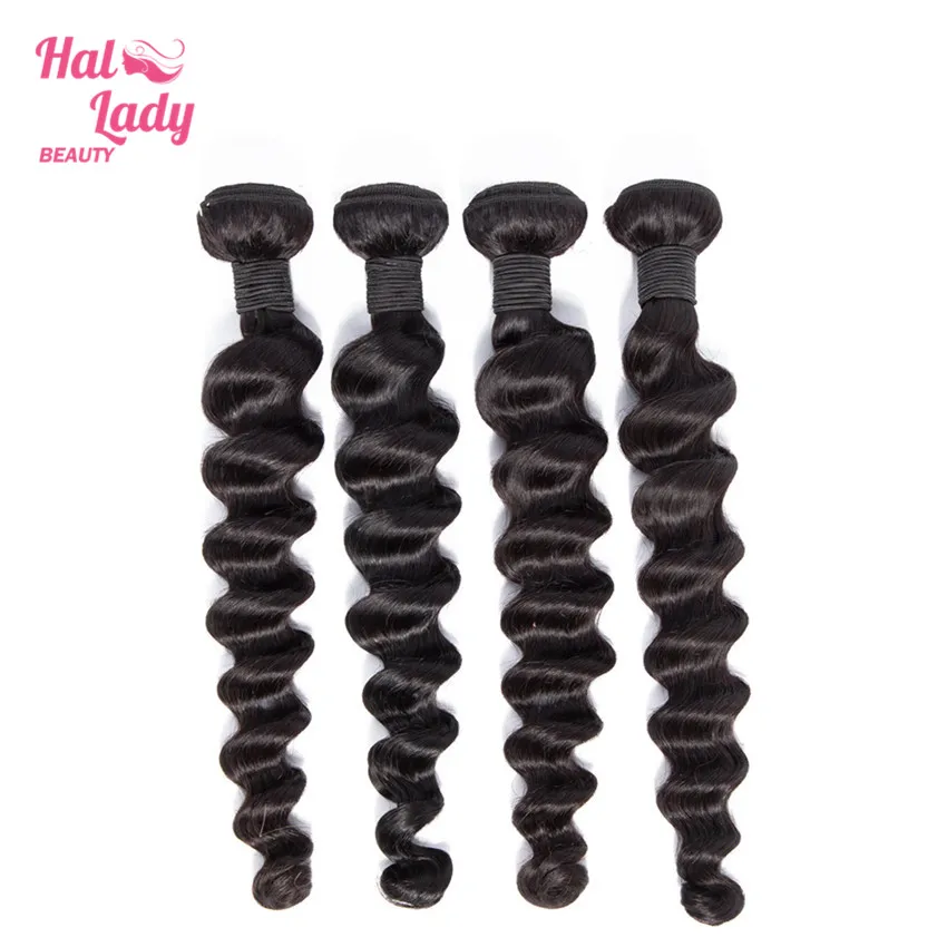 Halo Lady beauty индийские свободные волнистые волосы ткет 16 18 20 22 26 дюймов человеческие