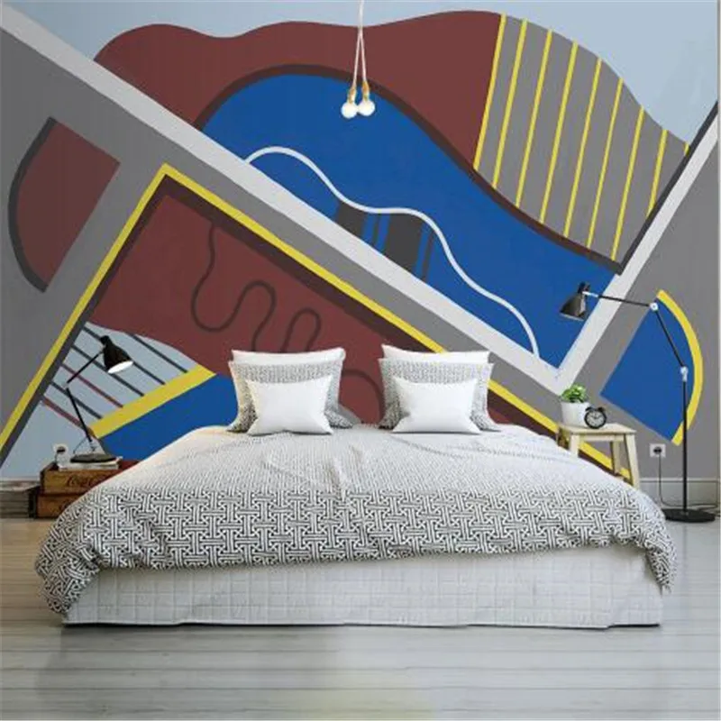 

Custom Photo Wallpapers 3D Stereoscopic Modern Wall Papers Geometric Murals for Living Room Bedroom Background Walls Home Decor
