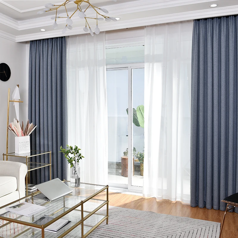 Innermor плотные сплошные занавески для гостиной высокая скорость затенения