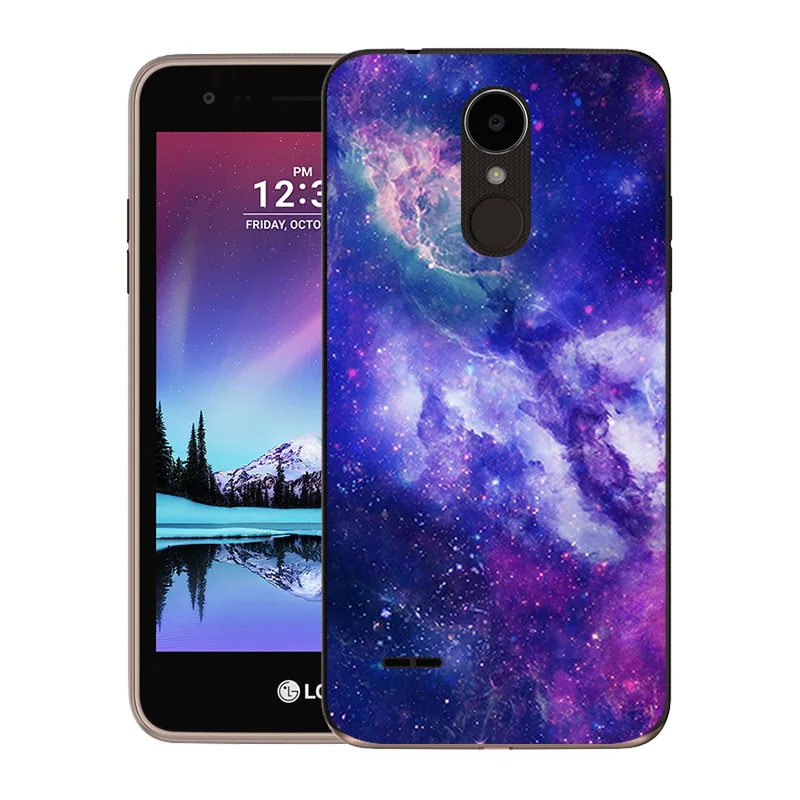 Чехол Coque для LG K4 2017 5 0 "мягкий TPU Scape с принтом X230 чехлы телефонов X320 Funda
