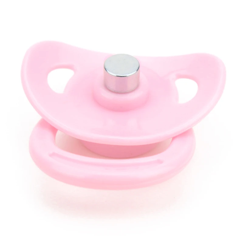 Аксессуары для кукол 3 шт./лот Магнитная пустышка новорожденных розовый синий