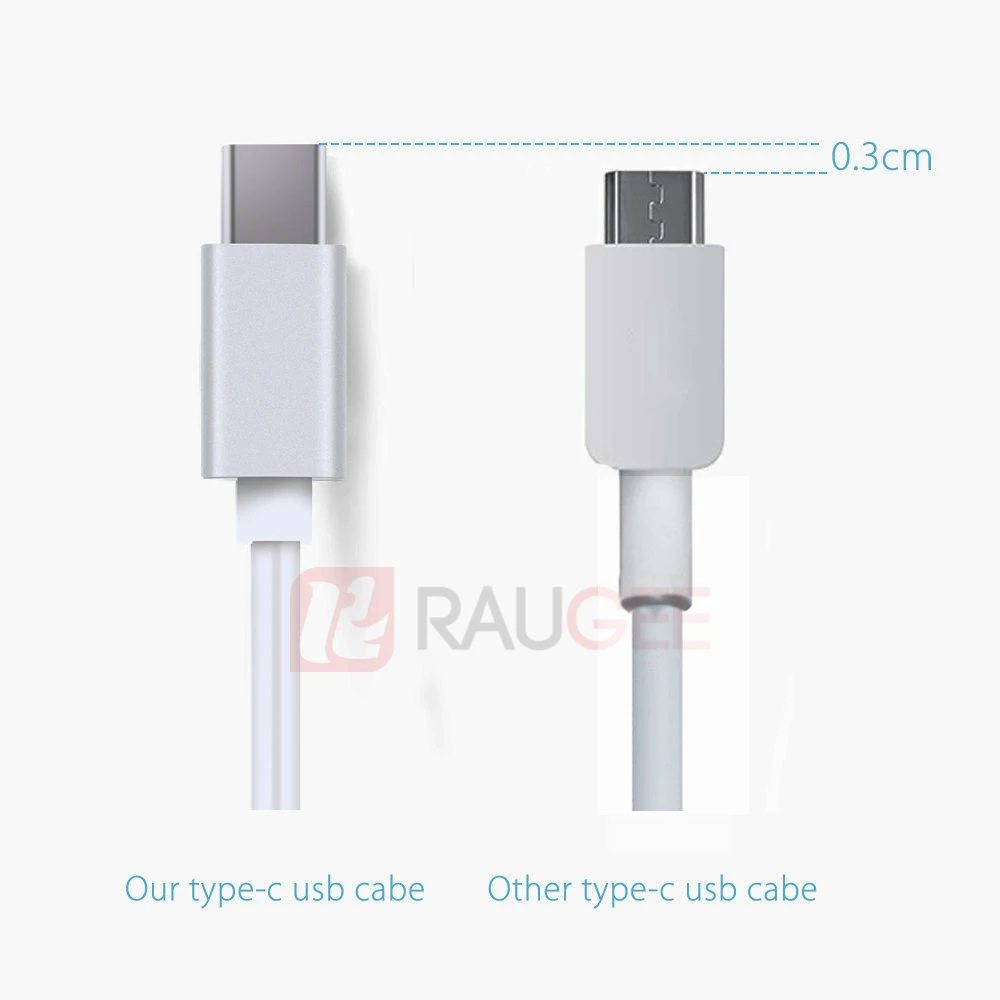 Кабель Raugee Type-C USB 1 м для зарядки и передачи данных адаптер зарядный кабель Blackview
