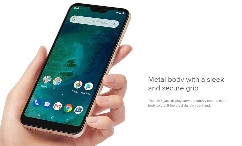 Глобальная версия Xiaomi Mi смартфонов A2 Lite, 4 Гб ОЗУ, 64 Гб ПЗУ, Восьмиядерный процессор Snapdragon 625, двойная камера AI, 5,84 дюймов, 19:9, полный экран
