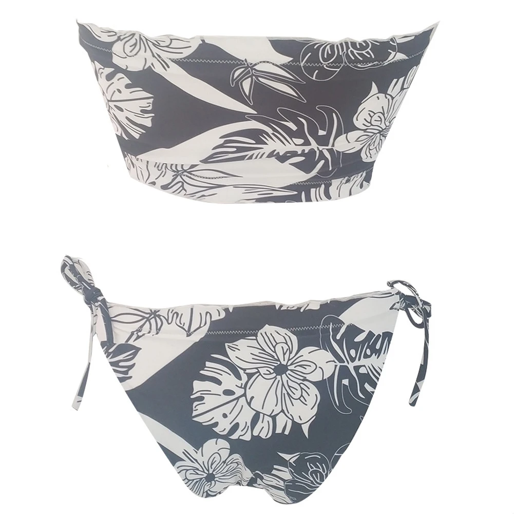 Летний отдых на море пляжная Дамы Tube Топ Девушки Для женщин волнующий раздельный