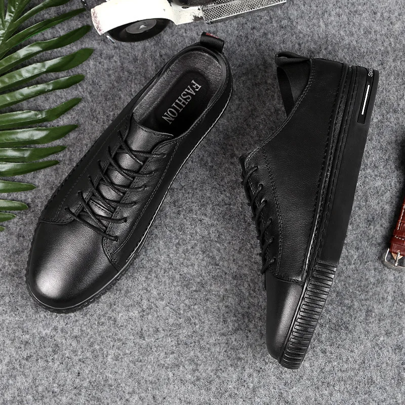 BACKCAMEL/Мужская обувь из натуральной кожи повседневная на шнуровке