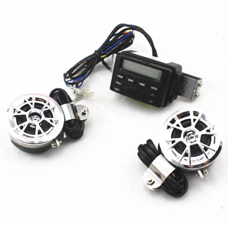 Мотоцикл Руль аудио система стерео усилитель динамик FM радио Скутер ATV для Yamaha