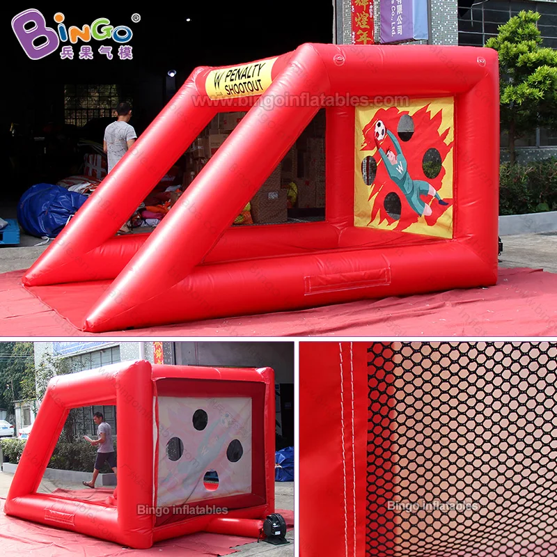 2 5x3 5x2 м надувная игра выстрел/красная портативная футбольная цель/надувные