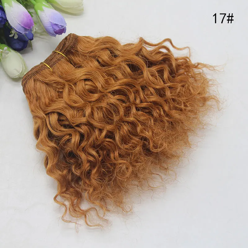 12 15*500 см парик diy Материал шерсть волосы ряд BJD кукла ряд шерсть sd кукла парик Материал для парики для кукол аксессуары русские DIY волосы куклы - Цвет: 12
