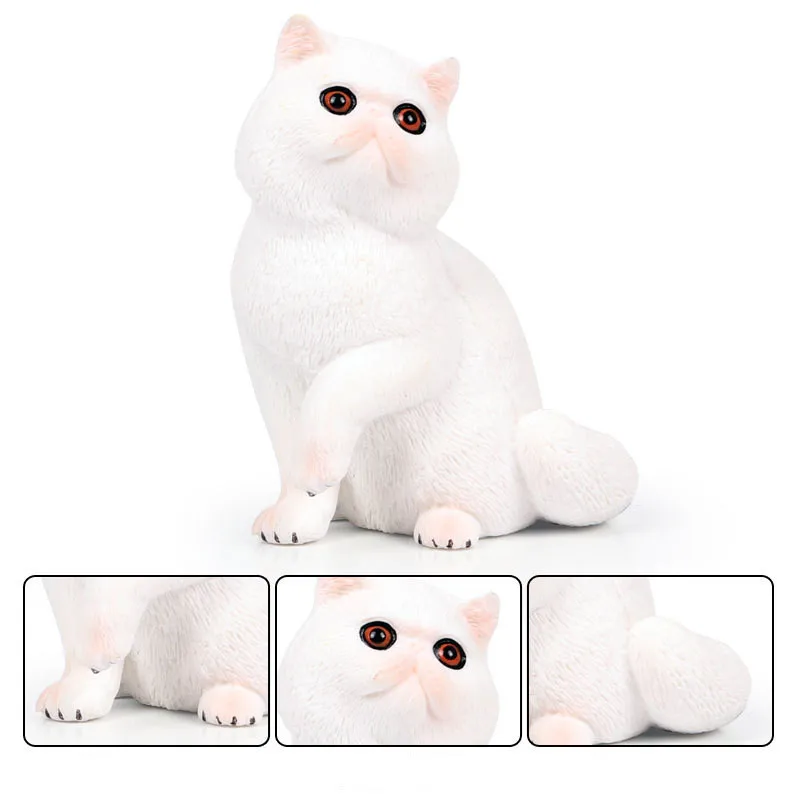 Яндекс 3D LPs Land животные 7 см ПВХ Кошка модель мини персидская кошка Коллекция