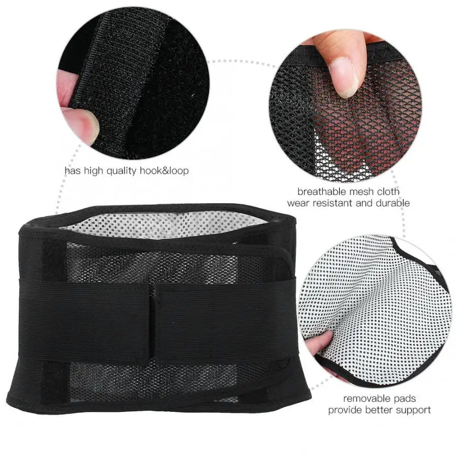 Регулируемая поддержка талии тяжелая атлетика фитнес спорт защита для поясницы