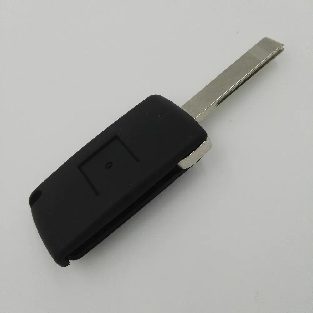 Сменный пустой ключ для откидной крышки с 3 кнопками батарейным отсеком на лезвии