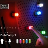 1set colorful mini push touch night light led pin light romantic bar light best led toy atmosphere lamp party supplies