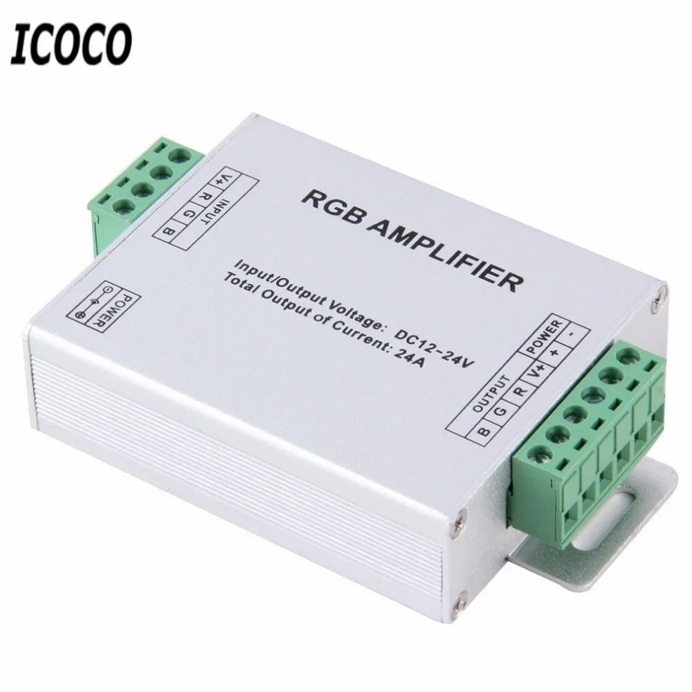 4A Amplifier Repeater for Extend Signal LED 5050 3528 RGB Strip Light DC12-24V Power Console Controller | Освещение
