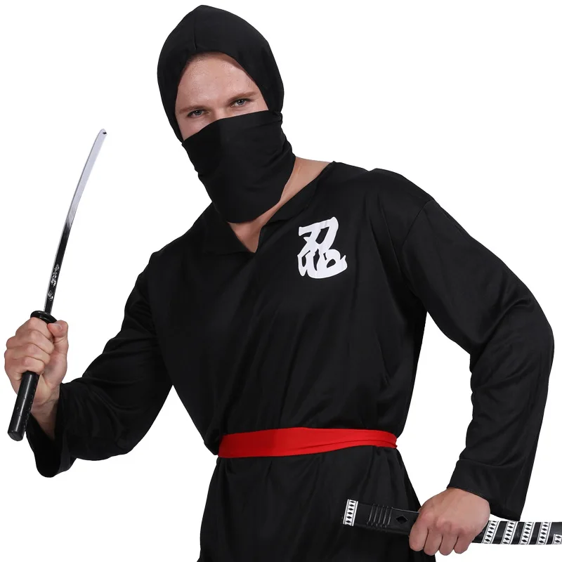 Потрясающий костюм для взрослых Rogue Ninja вечерние костюмы на Хэллоуин карнавал