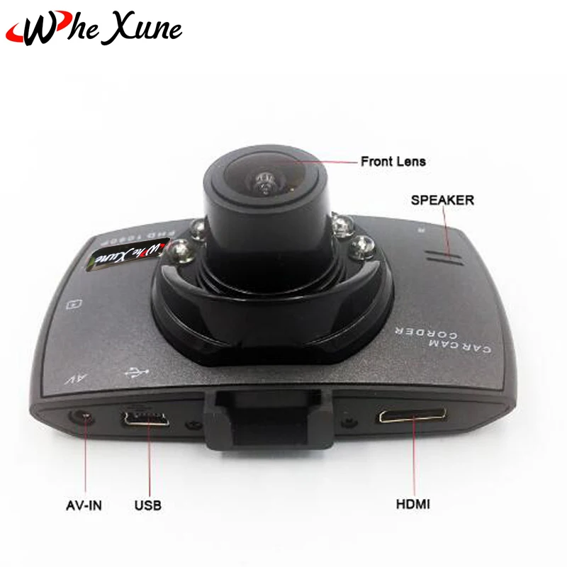 Whexune 2018 НОВЫЙ 2.7 дюймов Видеорегистраторы для автомобилей Full HD 1080 P Двойной