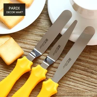 3pcs cake spatulas set stainless steel cake spatula cream spatula pastry spatulas 1packlot
