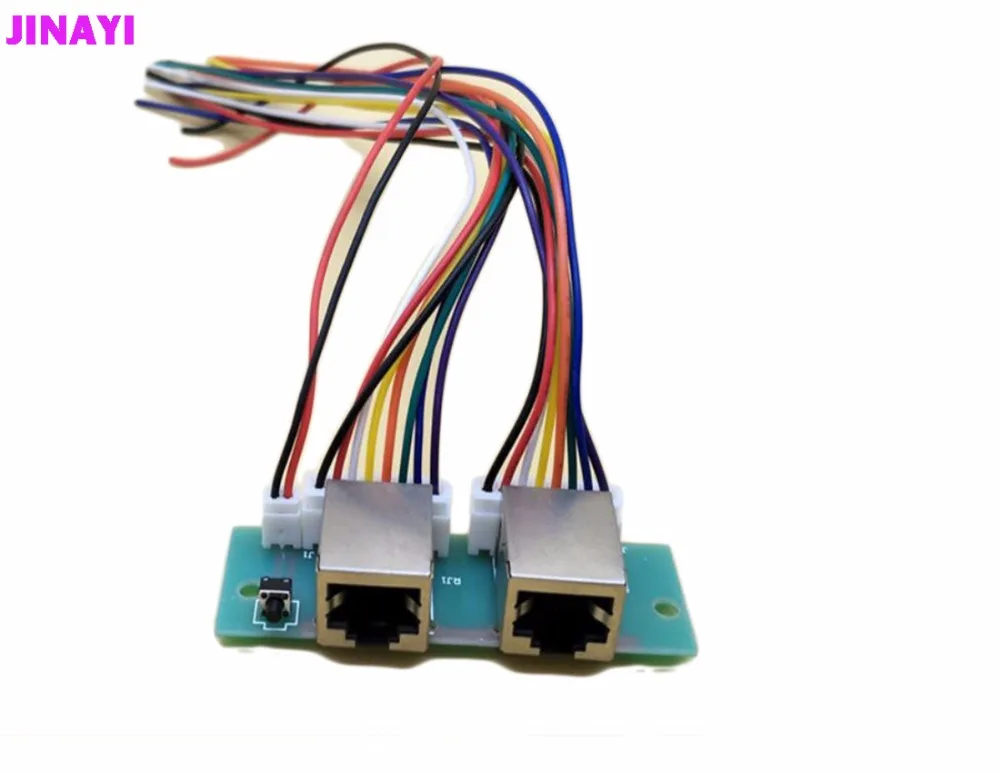 10 шт. POE двойной сетевой RJ45 разъем беспроводной мост плата адаптера AP соединитель
